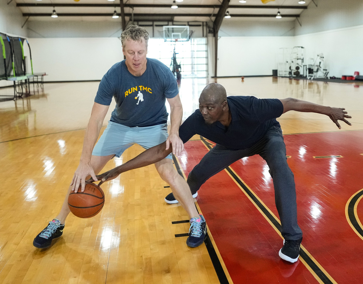 Olajuwon still enjoys passing down his knowledge to others, like Poser, so they can master the craft.